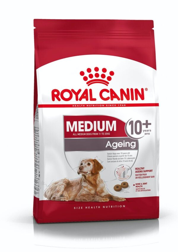 Royal Canin Medium Ageing 10+.Seniorhunde over 10 år, 11-25kg. (15kg)